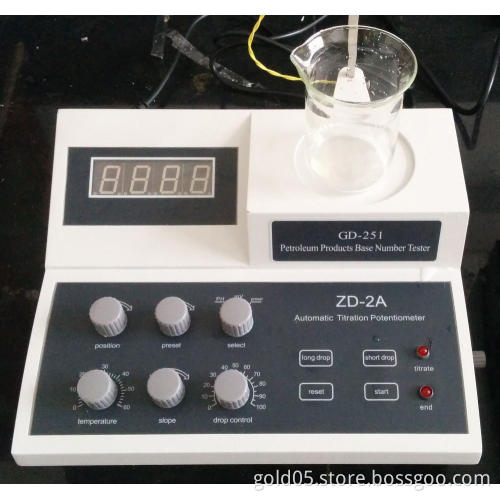 GD-251 diesel oil/gasoline/lubricating oil Total Base Number analyzer TBN tester)